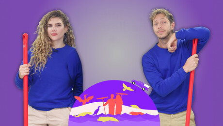 Rachel en Elbert passen op